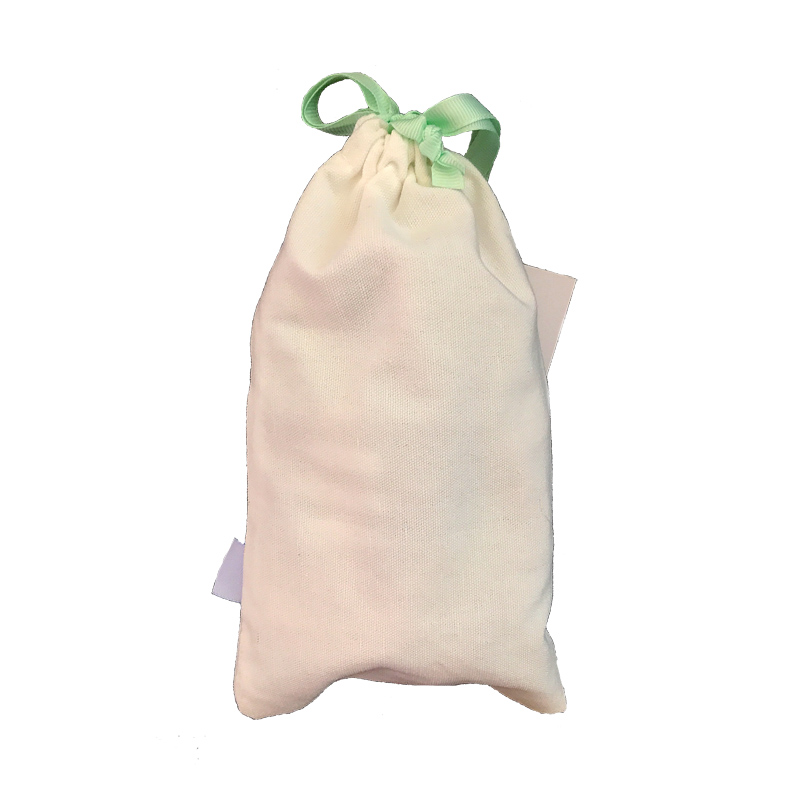 Leather baby shoes fabric bag package