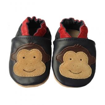 baby shoes with monkey