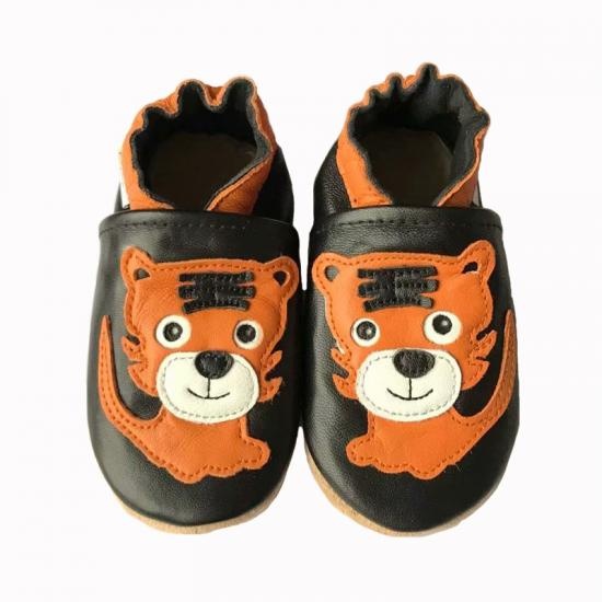 baby shoes with tiger design