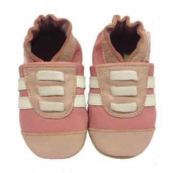 baby shoes with white stripe