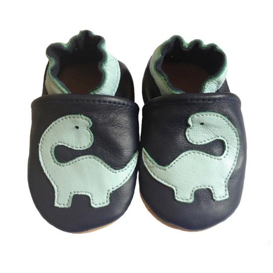 soft baby shoes with dinosaur