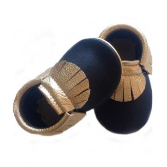 baby moccasins blue