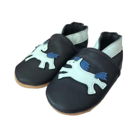 baby walking shoes with running horse