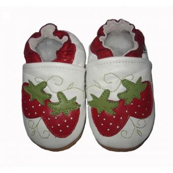 strawberry baby shoes
