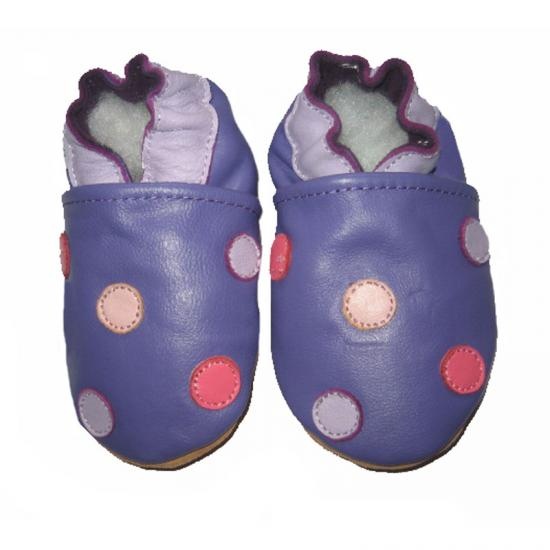 polka dots baby shoes