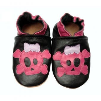 baby skull shoe