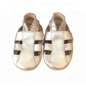 baby gold sandal shoes