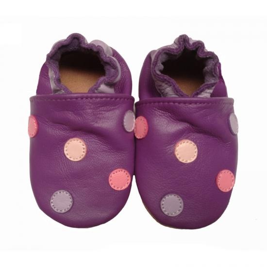 polka dot baby shoes