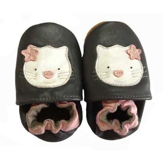 baby grey cat shoes