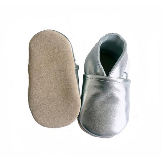 baby solid silver shoes