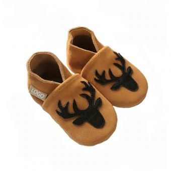 baby deer shoes brown suede