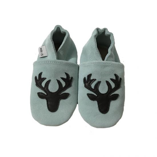 blue suede deer shoes