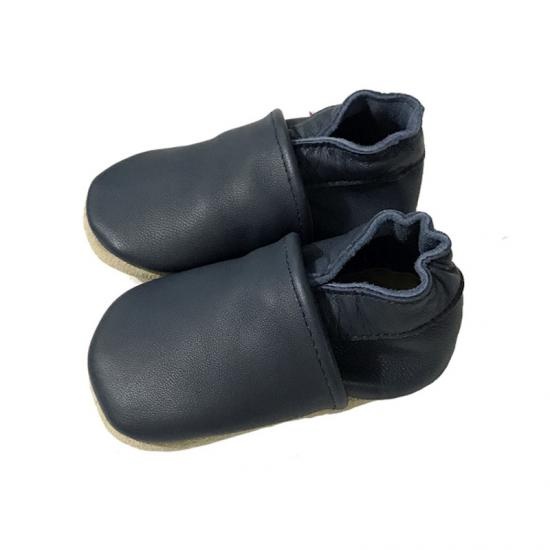 baby navy solid shoes