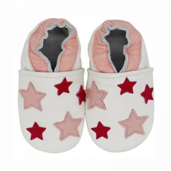baby pink star shoes