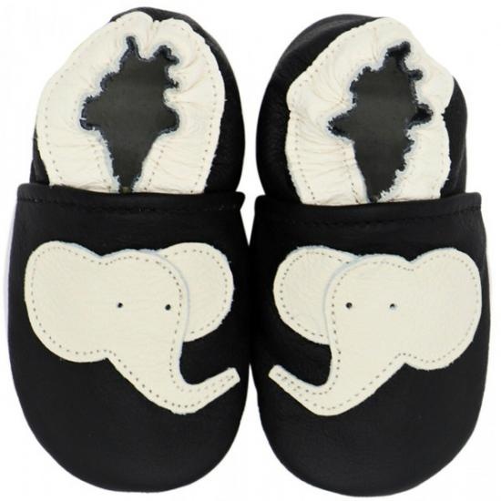 baby leather shoes white elephant