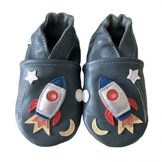 leather baby shoes rocket